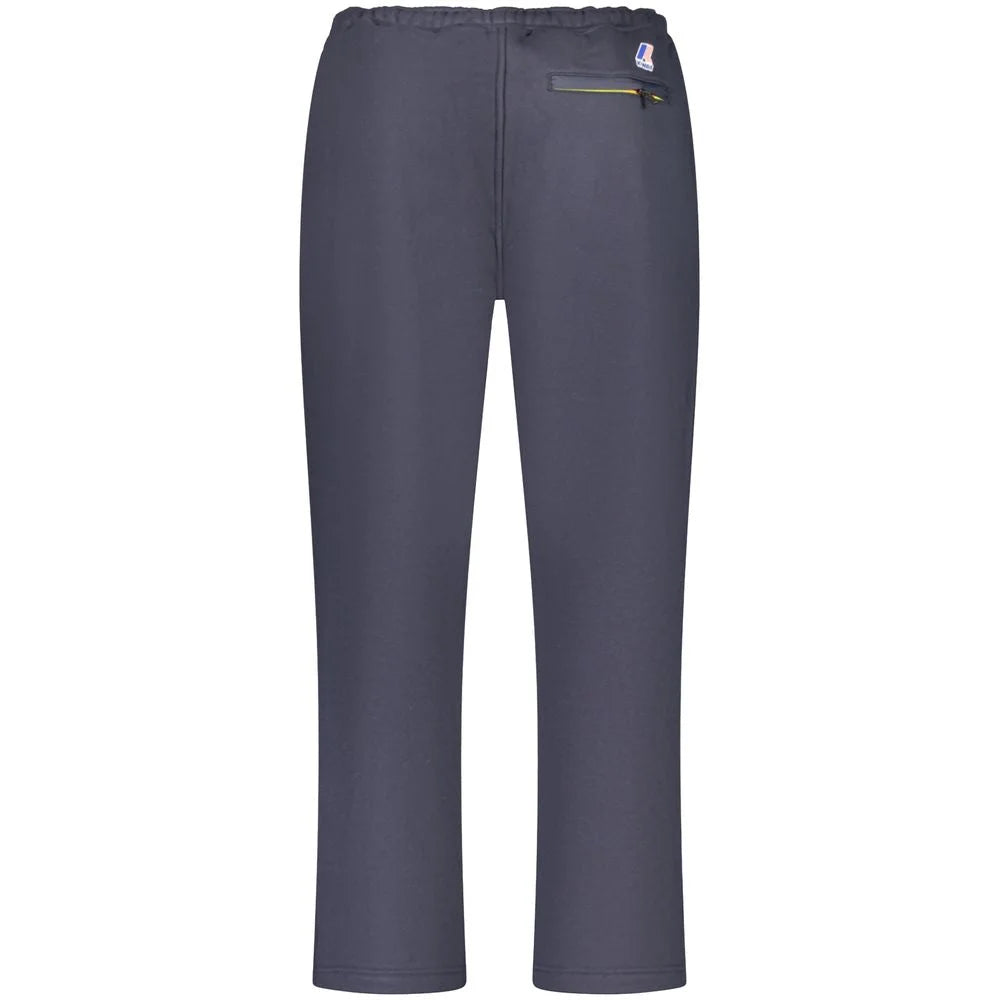 K-WAY Blue Cotton Men Trouser