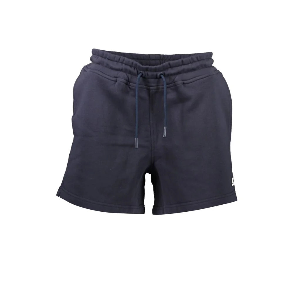 K-WAY Blue Cotton Pant - Jogger Shorts