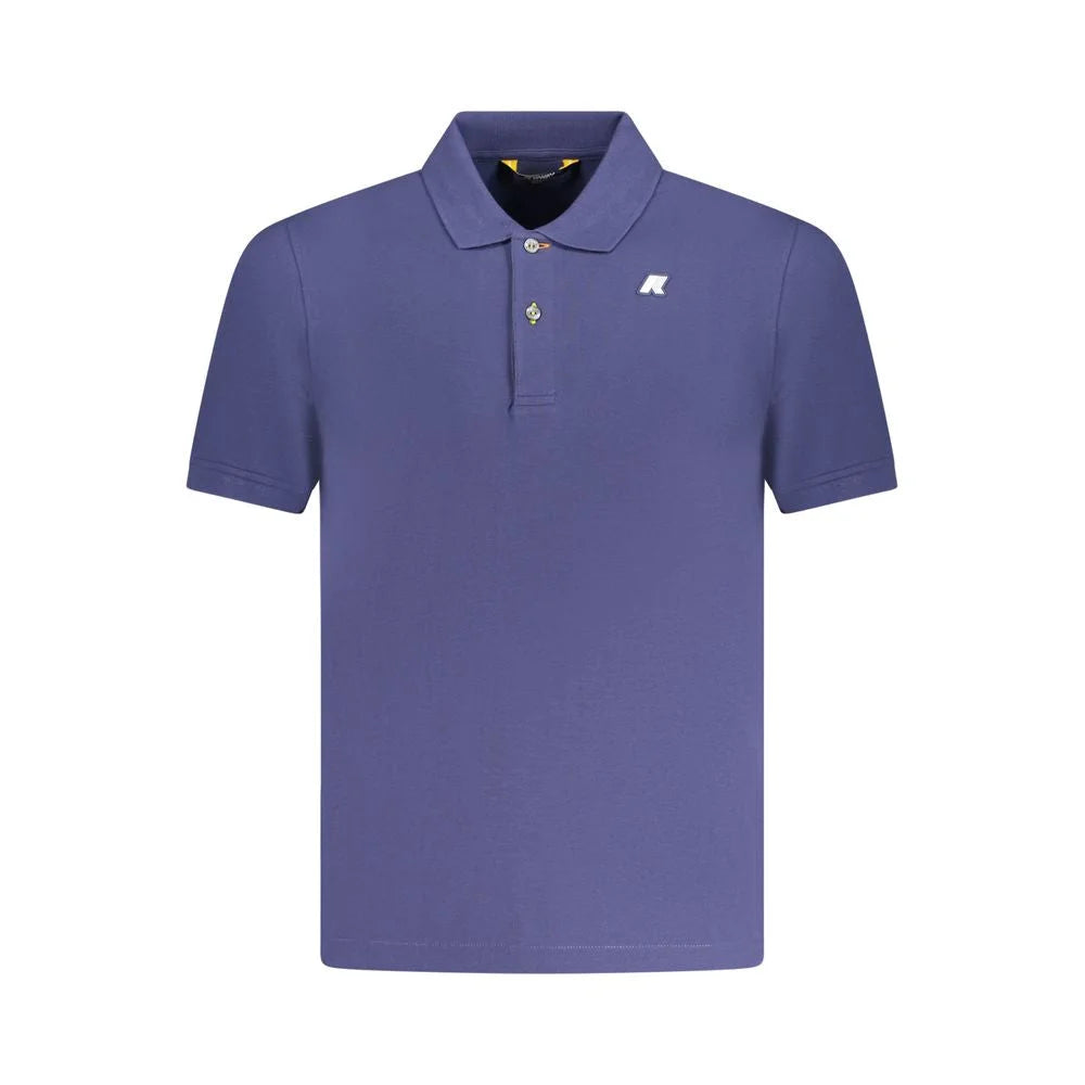 K-WAY Blue Cotton Polo Shirt - Polos