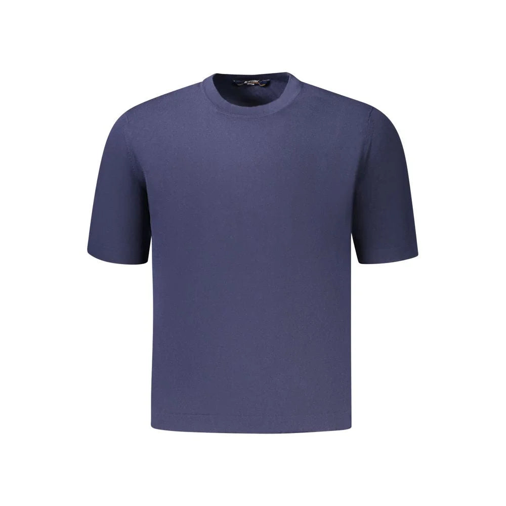 K-WAY Blue Cotton Sweater - T-Shirts