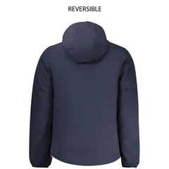 K-WAY Blue Nylon Jackets & Coat