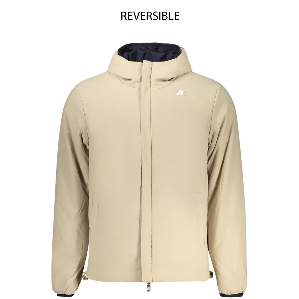 K-WAY Blue Nylon Jackets & Coat