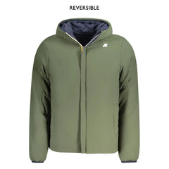 K-WAY Blue Nylon Jackets & Coat
