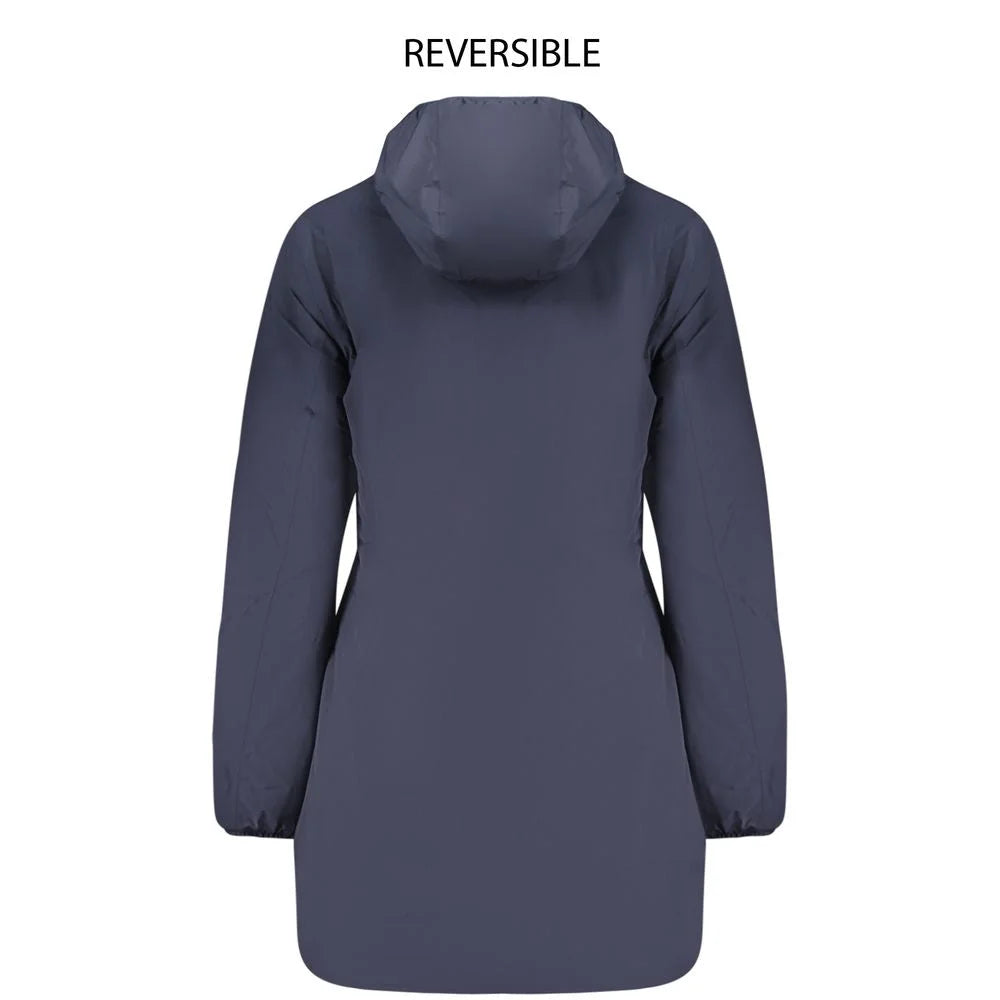 K-WAY Blue Nylon Women Jacket