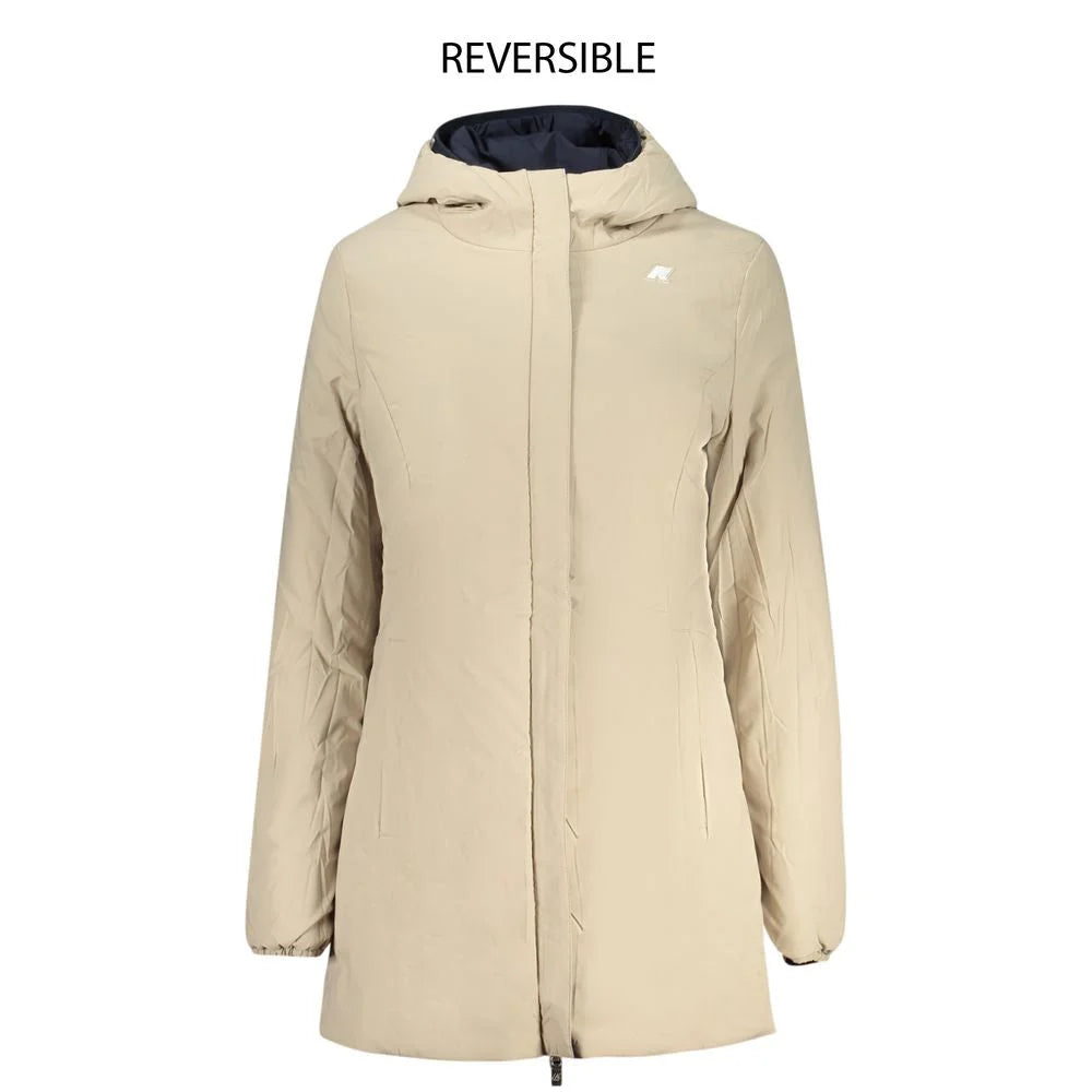 K-WAY Blue Nylon Women Jacket