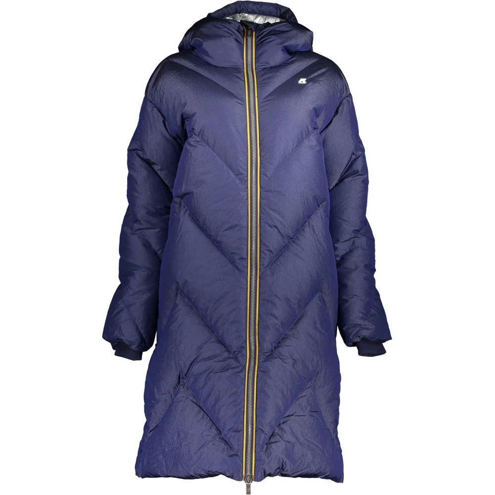 K-WAY Blue Polyamide Jackets & Coat - XS - Puffer Jackets