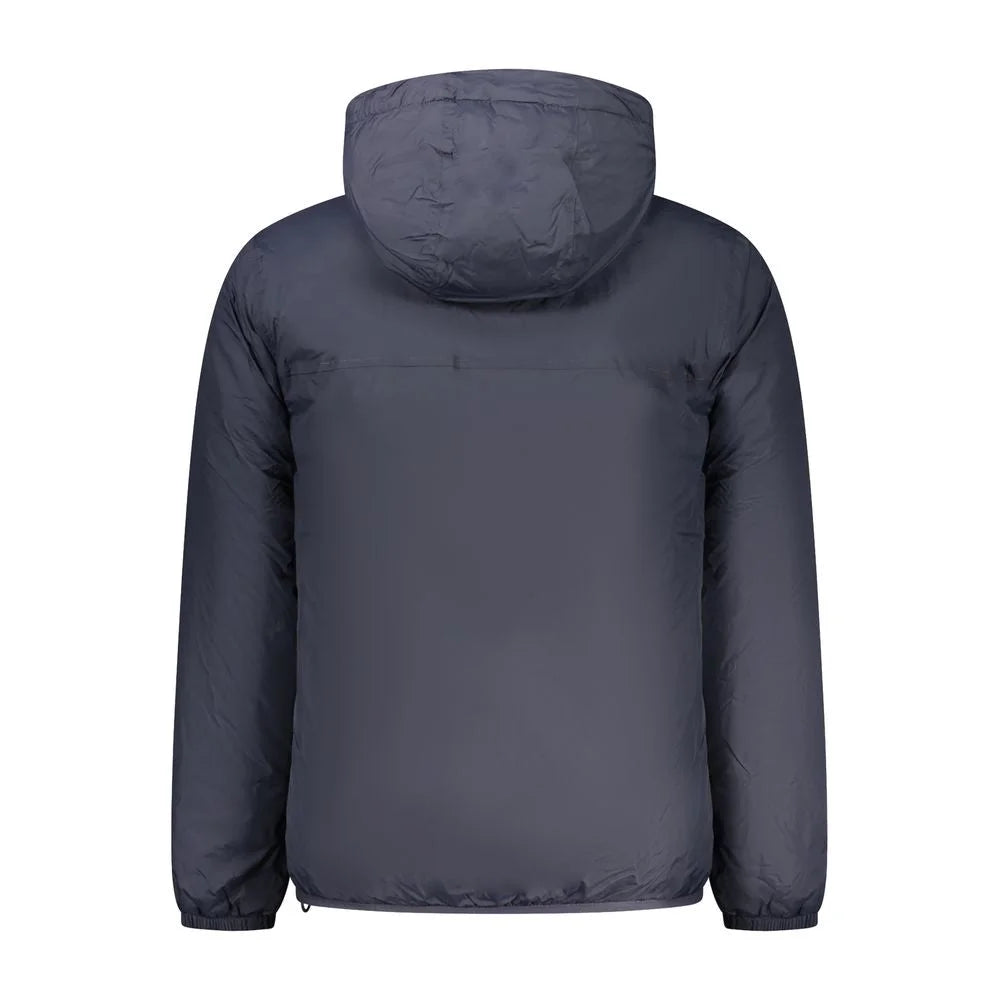 K-WAY Blue Polyamide Men Jacket