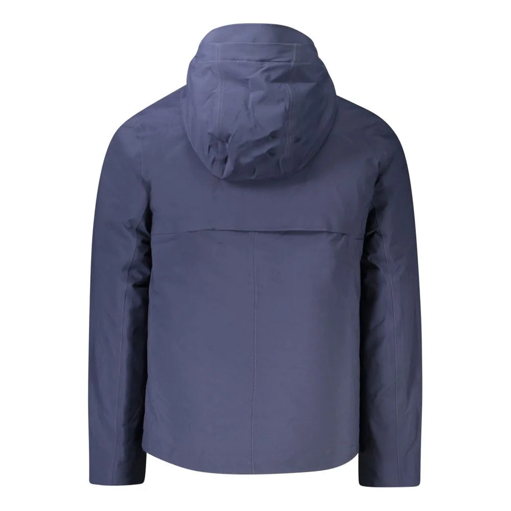 K-WAY Blue Polyester Men Jacket - M
