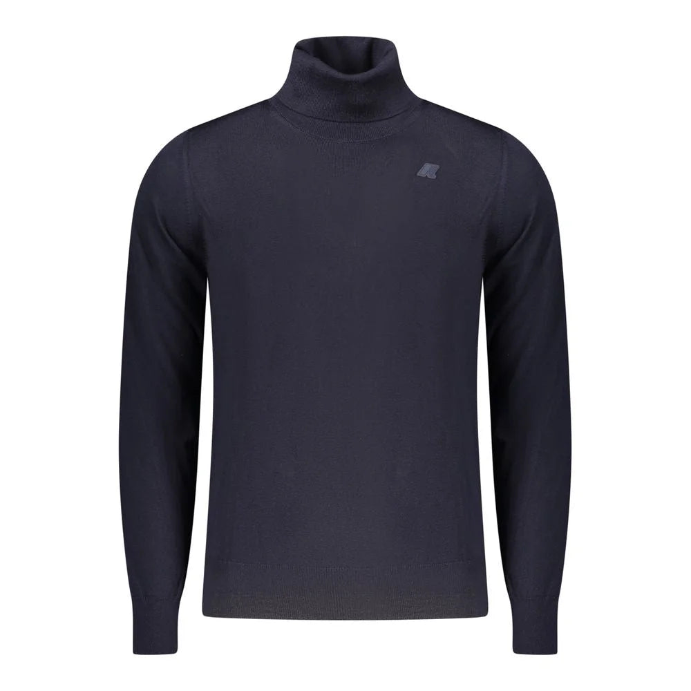 K-WAY Blue Wool Sweater