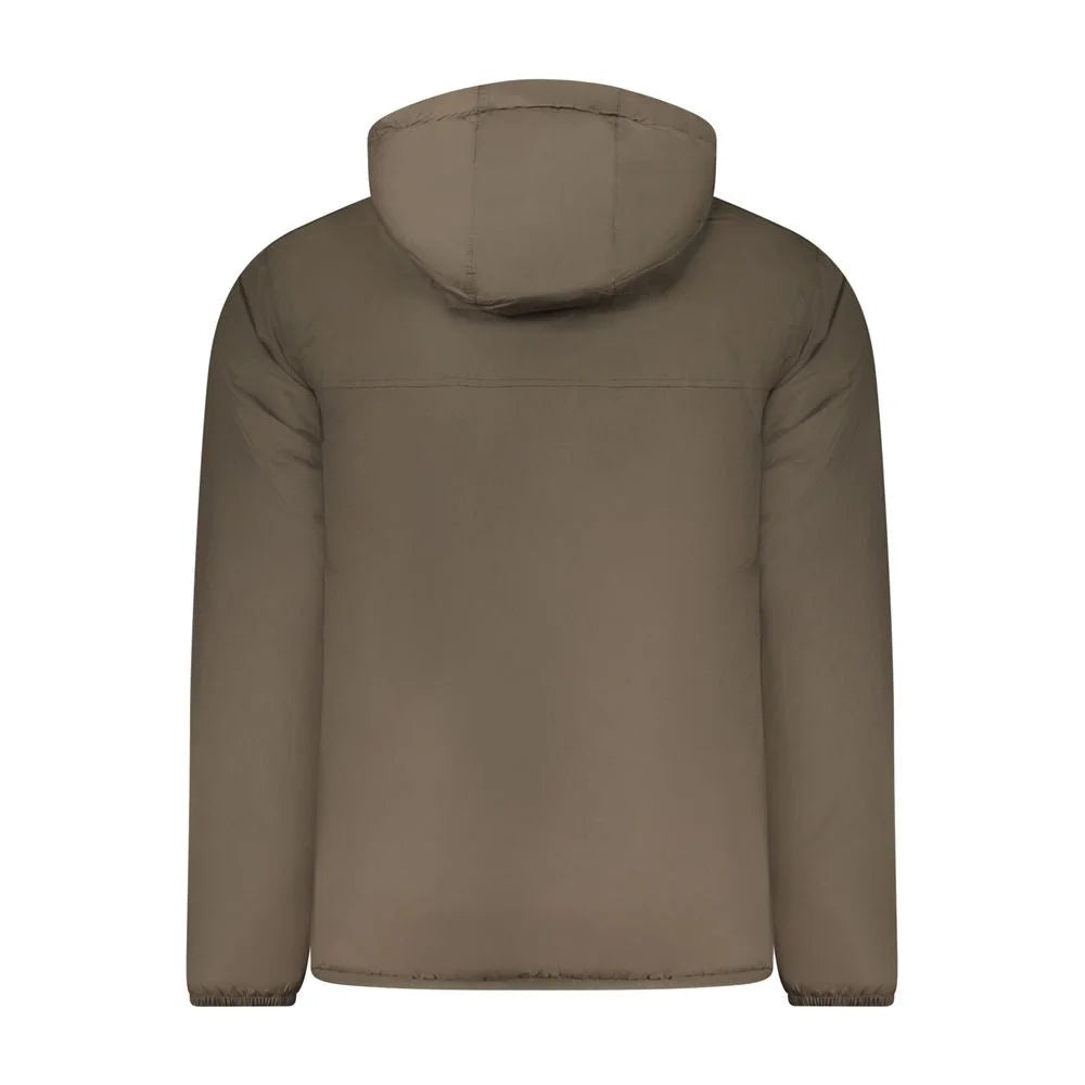K-WAY Brown Polyamide Jackets & Coat