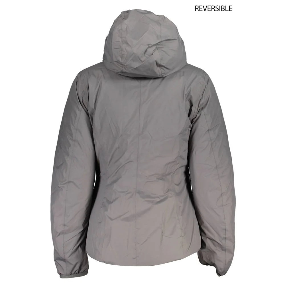 K-WAY Gray Polyamide Jackets & Coat - XS - Puffer Jackets
