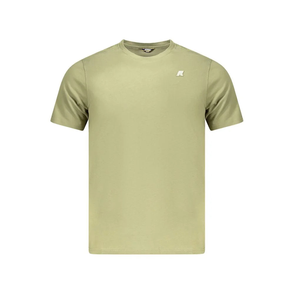 K-WAY Green Cotton Men T-Shirt - T-Shirts
