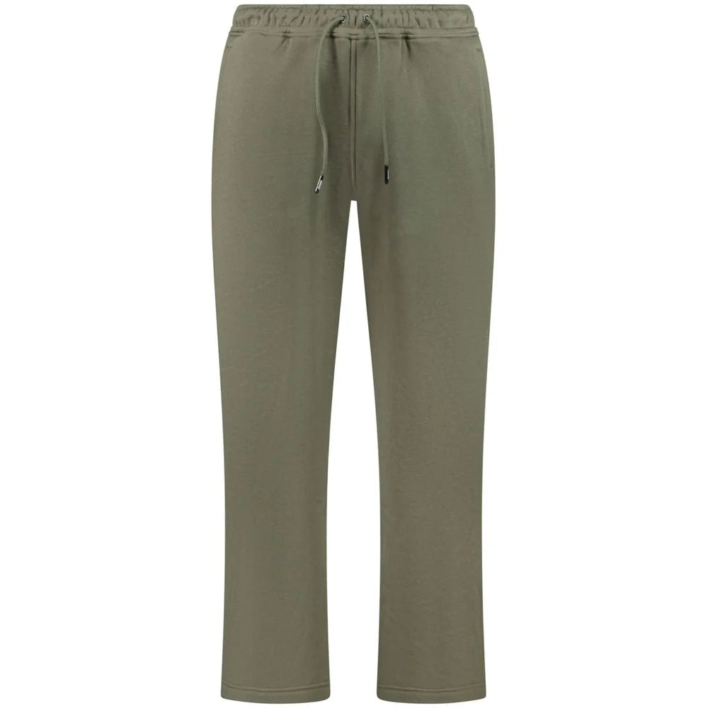 K-WAY Green Cotton Men Trouser