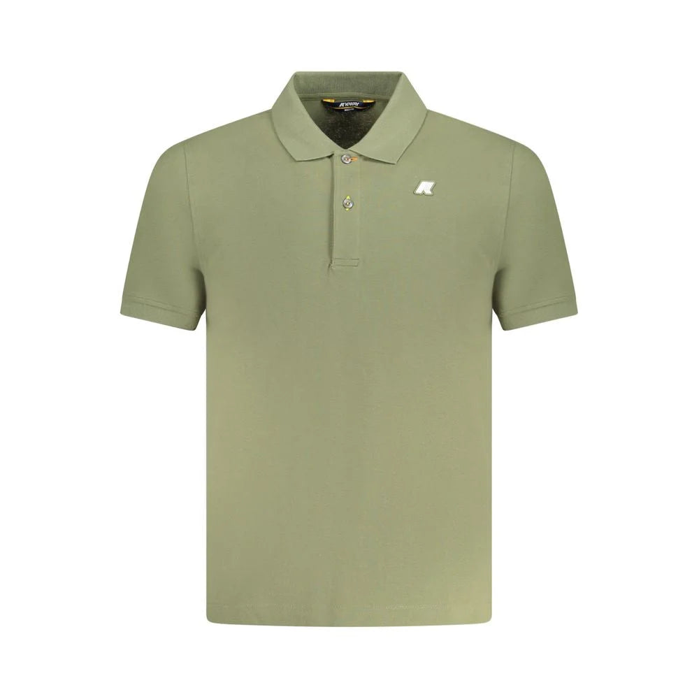 K-WAY Green Cotton Polo Shirt - Polos