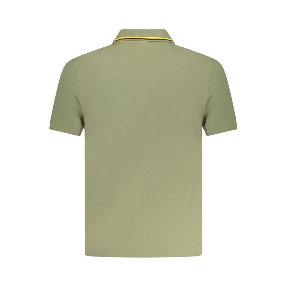 K-WAY Green Cotton Polo Shirt - Polos