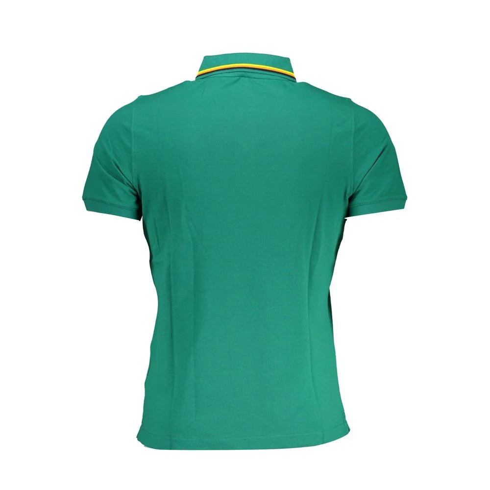 K-WAY Green Cotton Polo Shirt - S - Polos