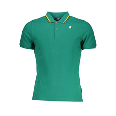K-WAY Green Cotton Polo Shirt - S - Polos