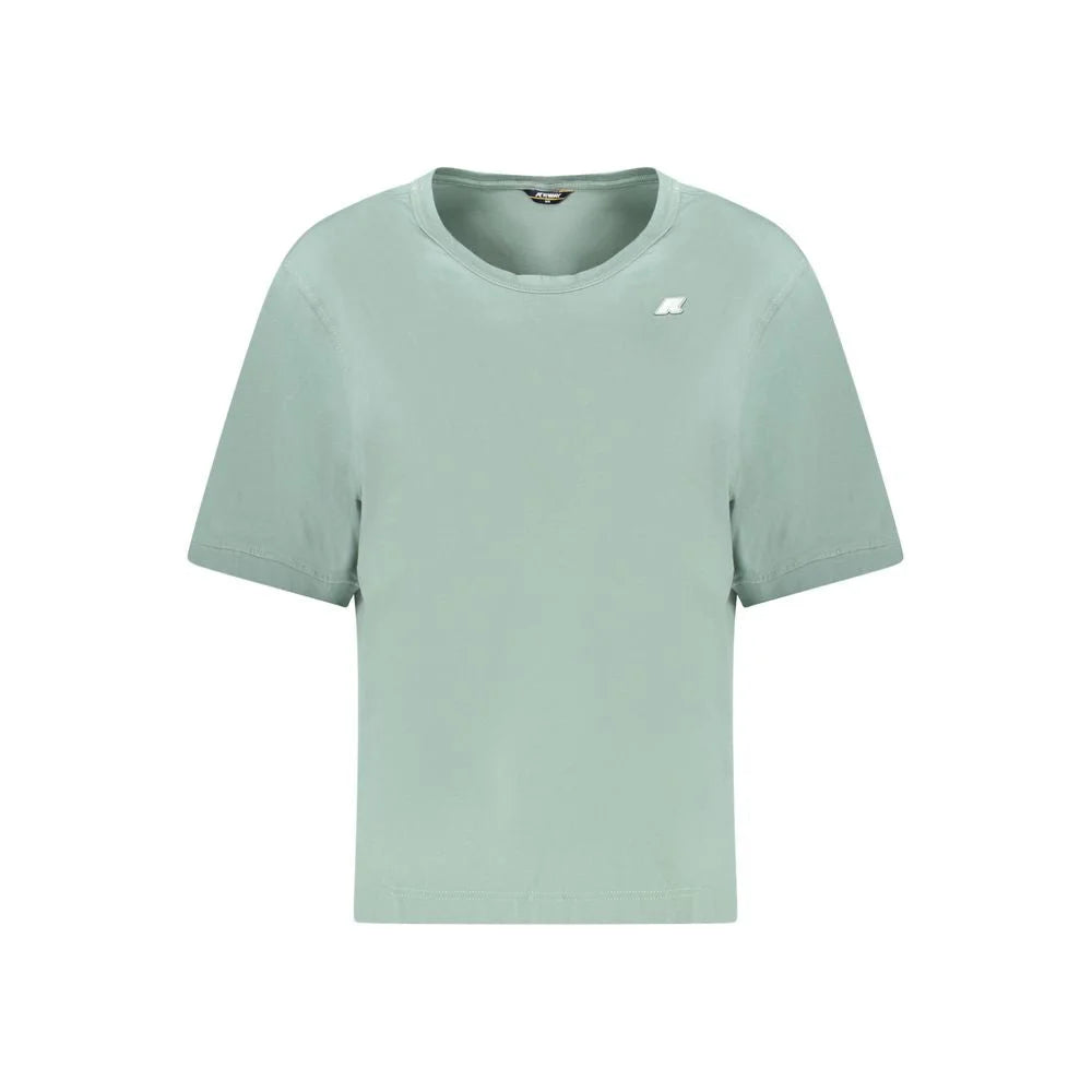 K-WAY Green Cotton Women T-Shirt - XL