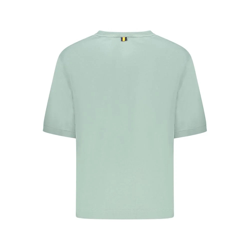 K-WAY Green Cotton Women T-Shirt - XL