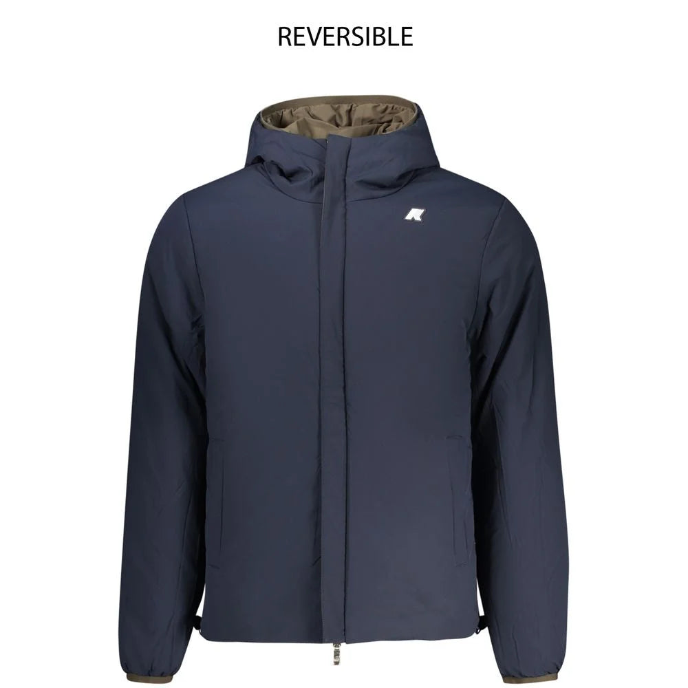 K-WAY Green Nylon Men Reversible Jacket - XXL