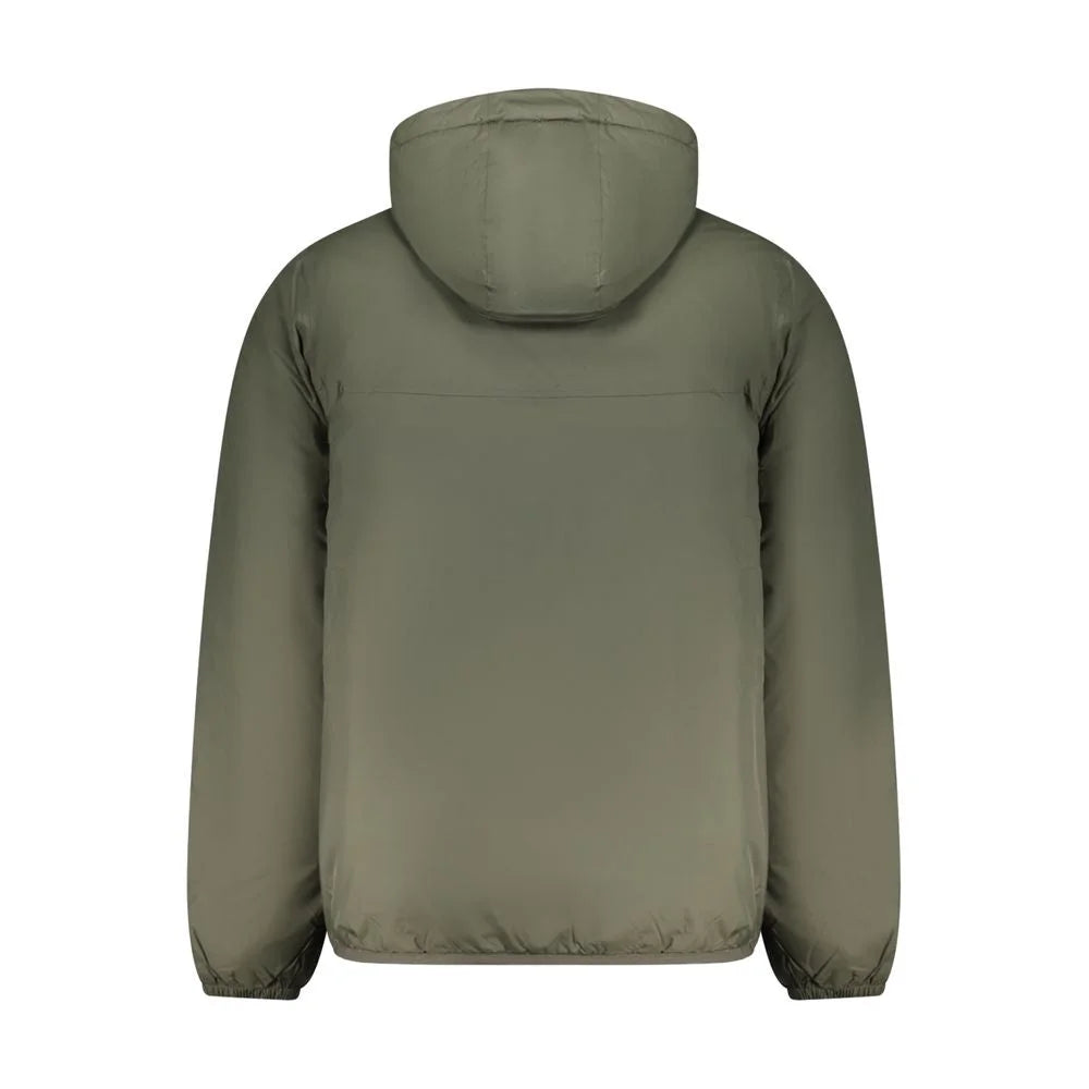 K-WAY Green Polyamide Men Jacket