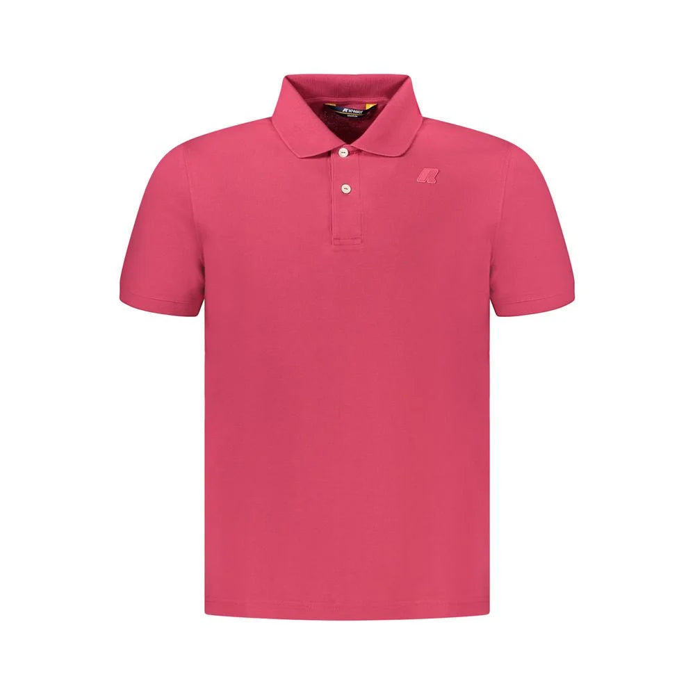 K-WAY Pink Cotton Men Polo Shirt - S - Polos