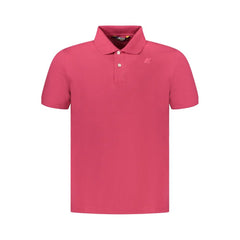 K-WAY Pink Cotton Men Polo Shirt - S - Polos