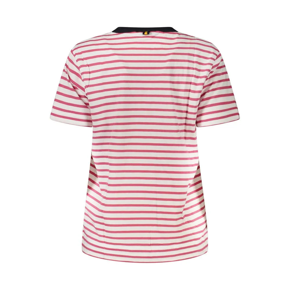 K-WAY Pink Cotton Women T-Shirt - T-Shirts