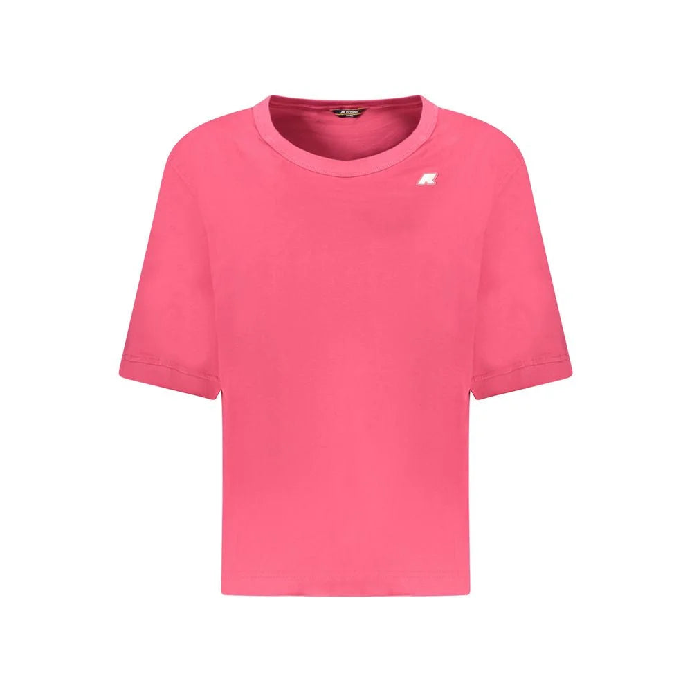 K-WAY Pink Cotton Women Top - XL