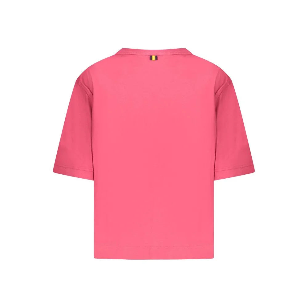 K-WAY Pink Cotton Women Top - XL