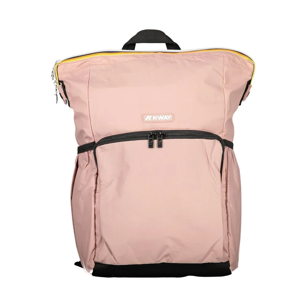 K-WAY Pink Polyamide Unisex Backpack