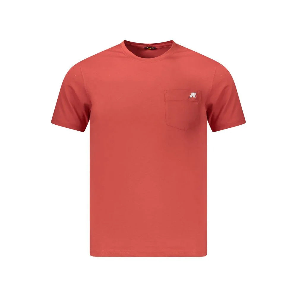 K-WAY Red Cotton Men T-Shirt