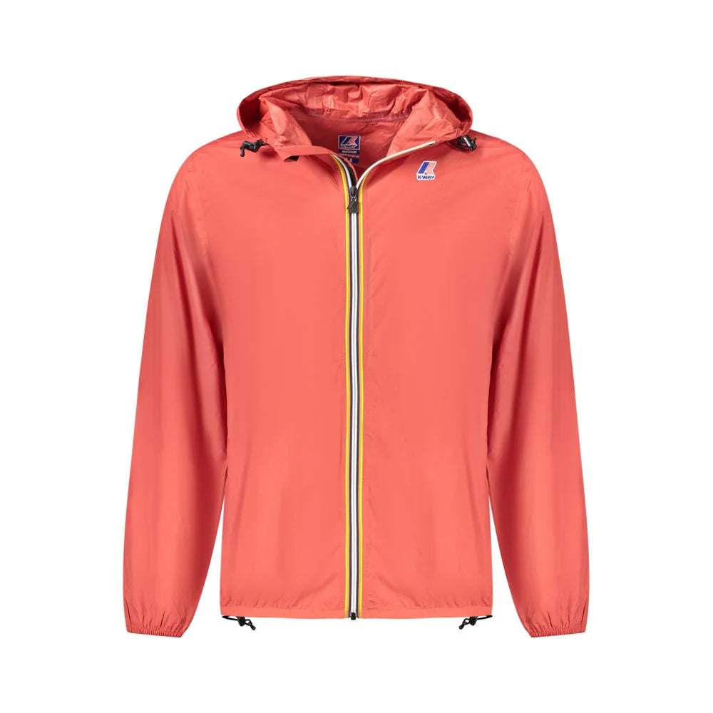 K-WAY Red Polyamide Men Jacket - S