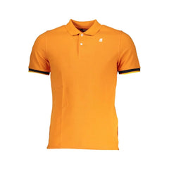 K-WAY Vibrant Orange Contrast Detail Polo - S - Polos