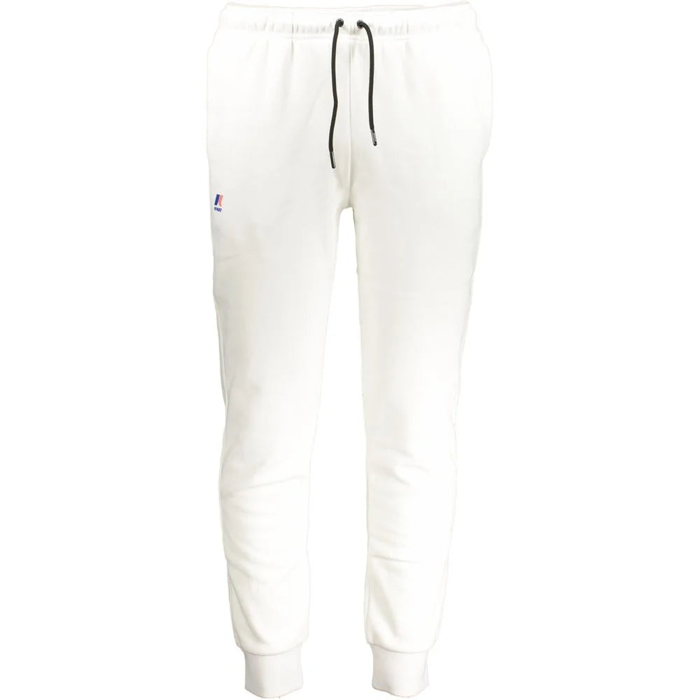 K-WAY White Cotton Pant - 2XS - Joggers