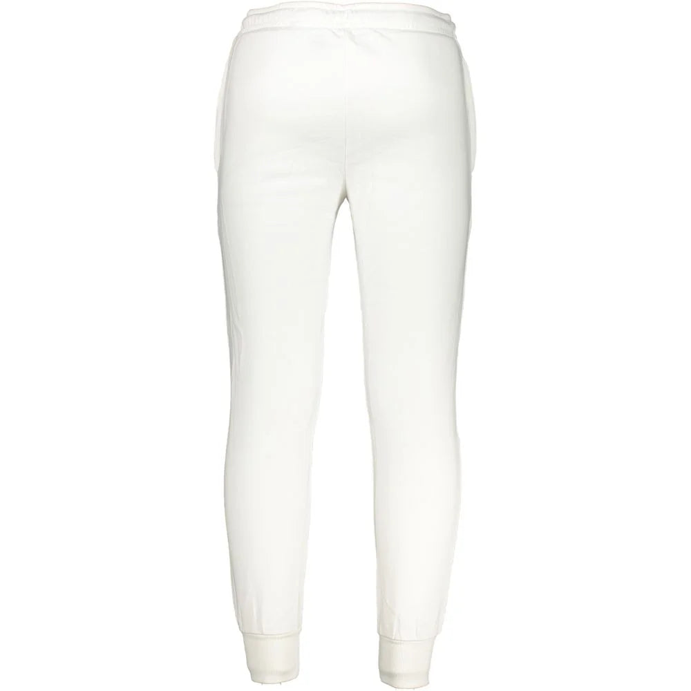 K-WAY White Cotton Pant - Joggers