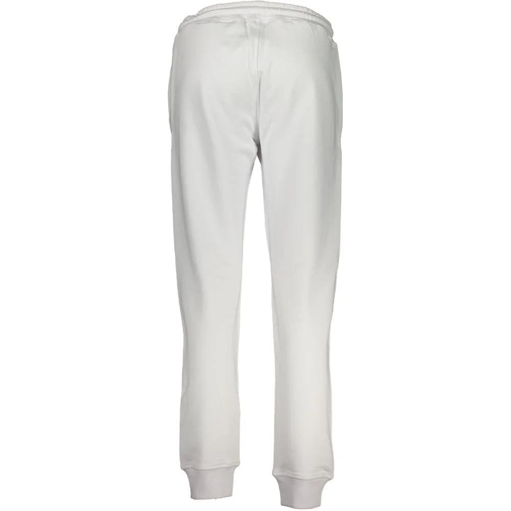 K-WAY White Cotton Pant - Joggers