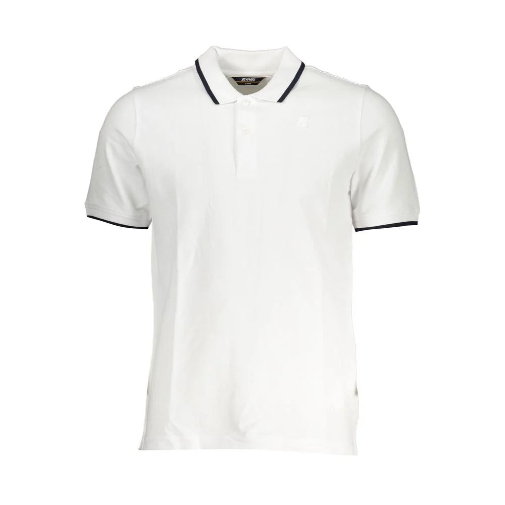 K-WAY White Cotton Polo Shirt - XXL - Polos