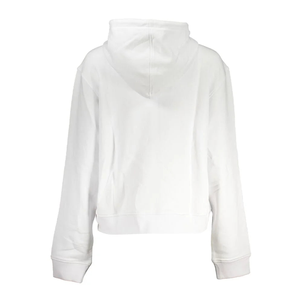 K-WAY White Cotton Women Sweater - L - Hoodies