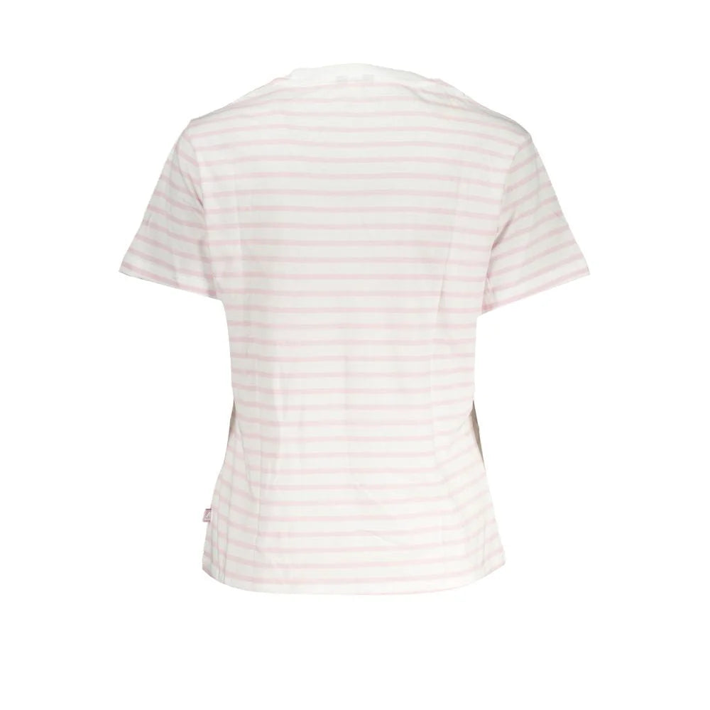 K-WAY White Cotton Women T-Shirt - L - T-Shirts