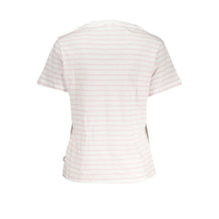K-WAY White Cotton Women T-Shirt - L - T-Shirts