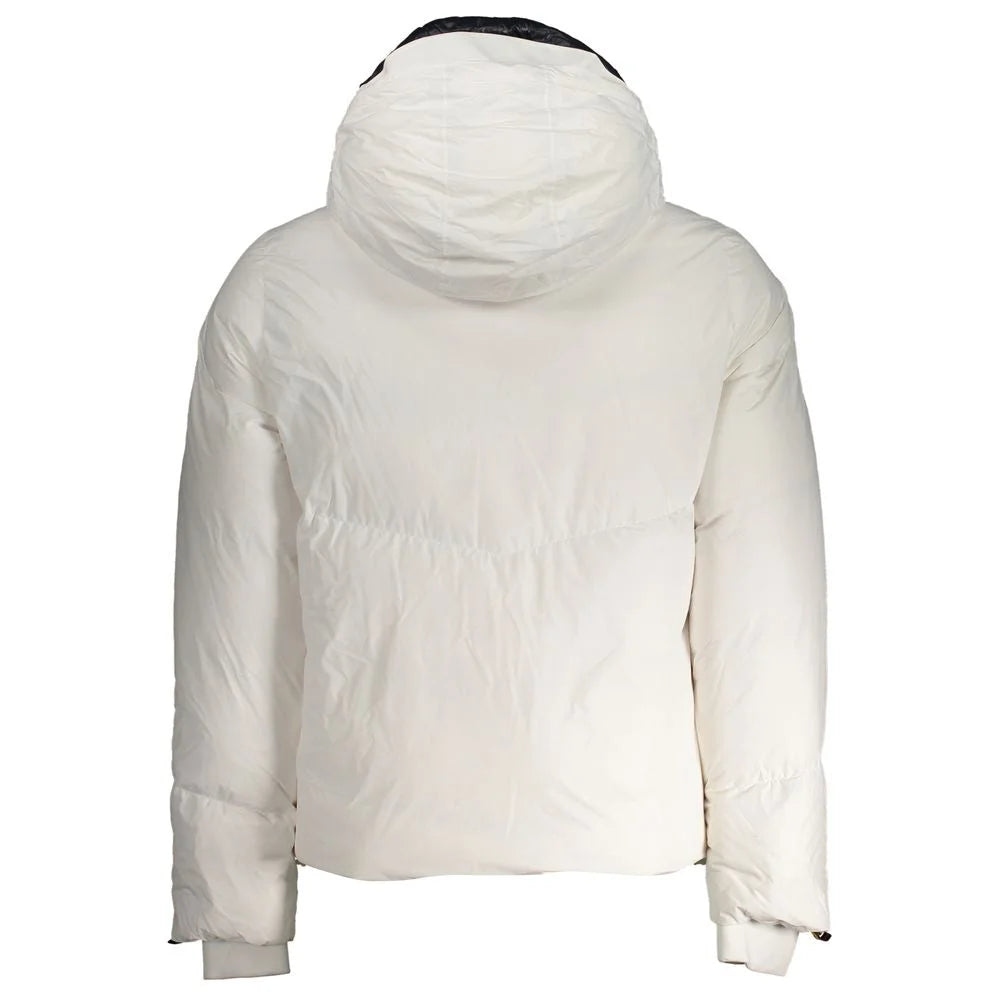 K-WAY White Polyester Men Jacket - Puffer Jackets