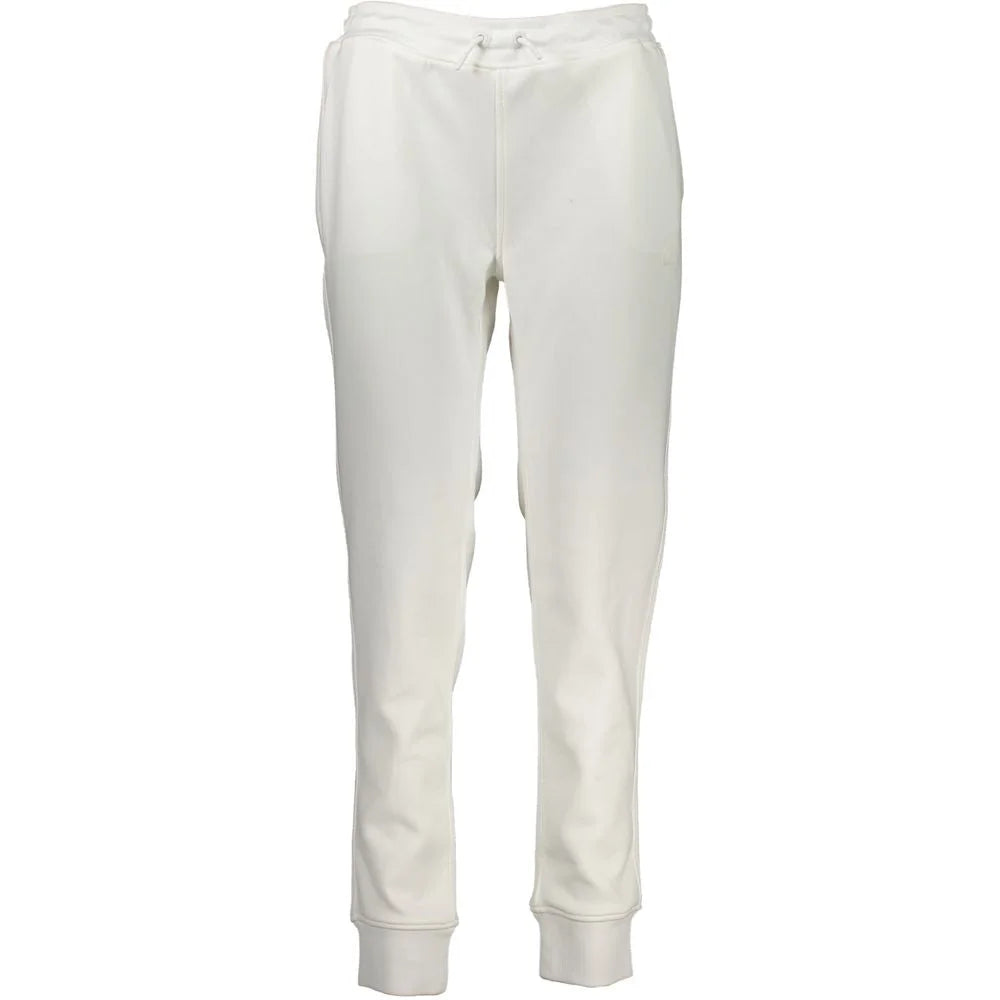 K-WAY White Polyester Pant - Joggers