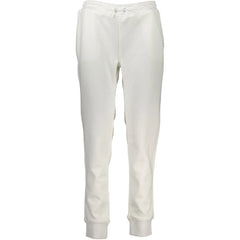 K-WAY White Polyester Pant - Joggers