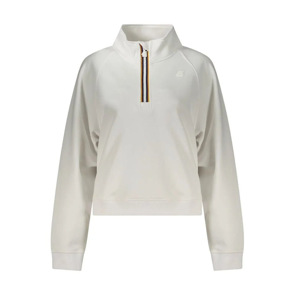 K-WAY White Polyester Women Sweater - L - Sweatshirts