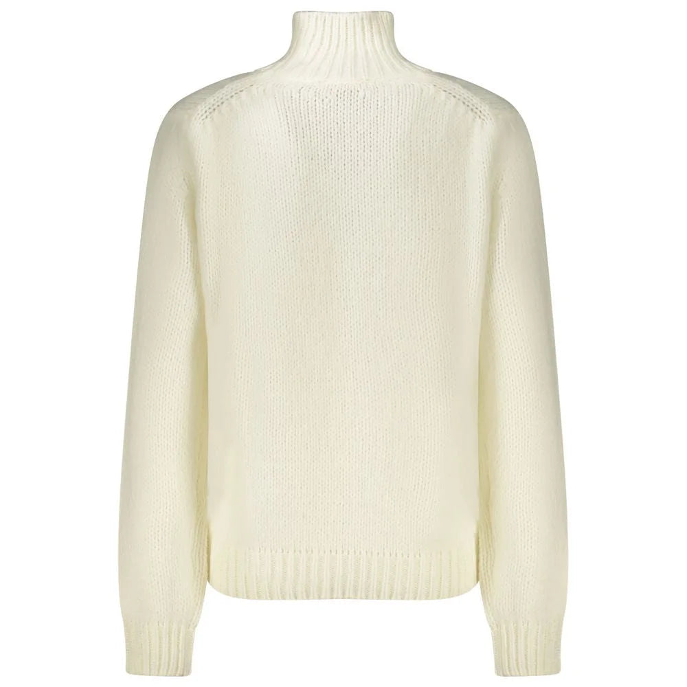 K-WAY White Wool Sweater - M