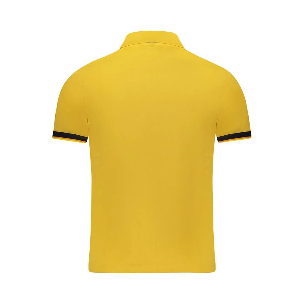 K-WAY Yellow Cotton Men Polo Shirt - S
