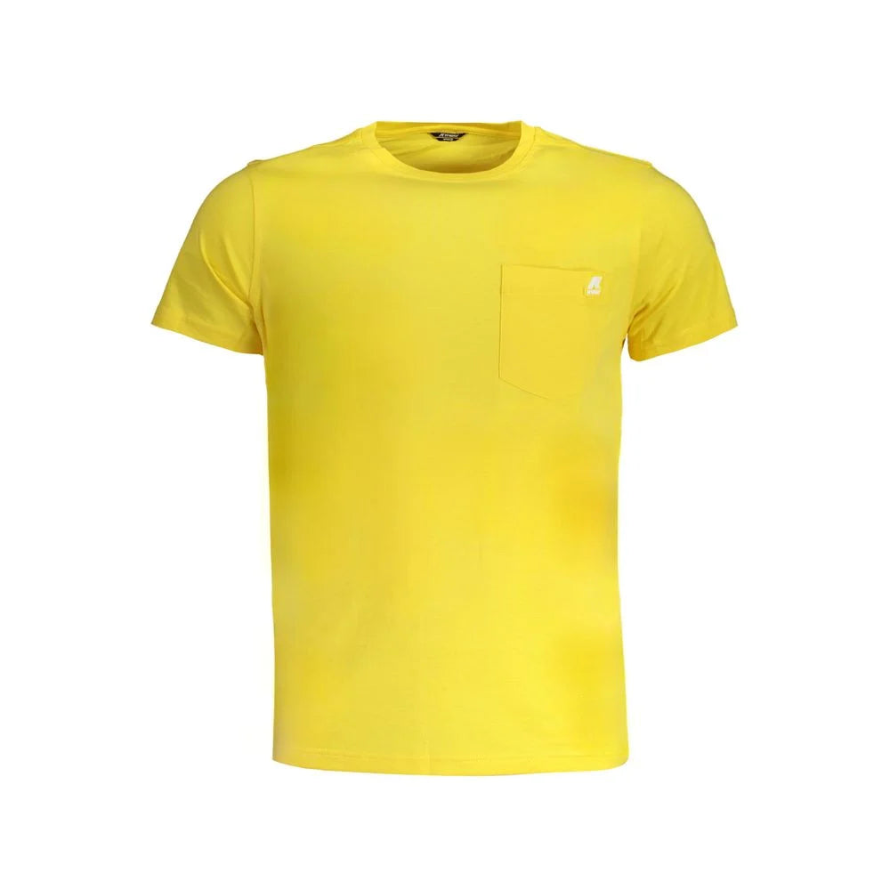 K-WAY Yellow Cotton T-Shirt - S - T-Shirts