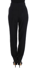 KAALE SUKTAE Black High Waist Straight Slim Dress Pants - IT40|S - Trousers