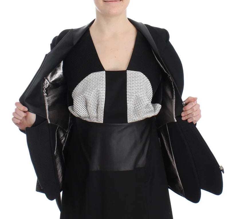 KAALE SUKTAE Black Short Blazer Coat Biker Jacket - IT38|XS - Coats & Jackets